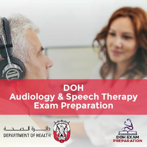 DOH Audiology & Speech Therapy Exam Preparation