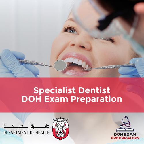 Specialist Dentist DOH Exam Preparation