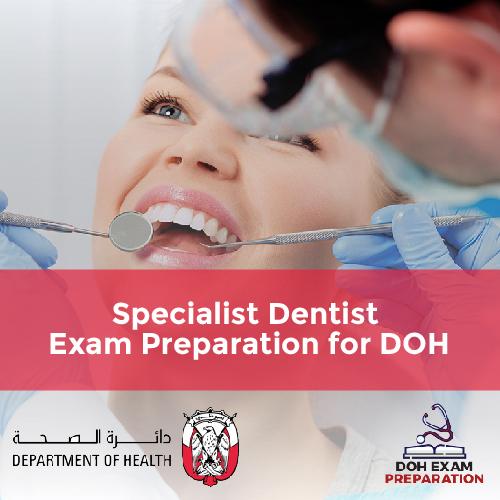 Specialist Dentist Exam Preparation for DOH