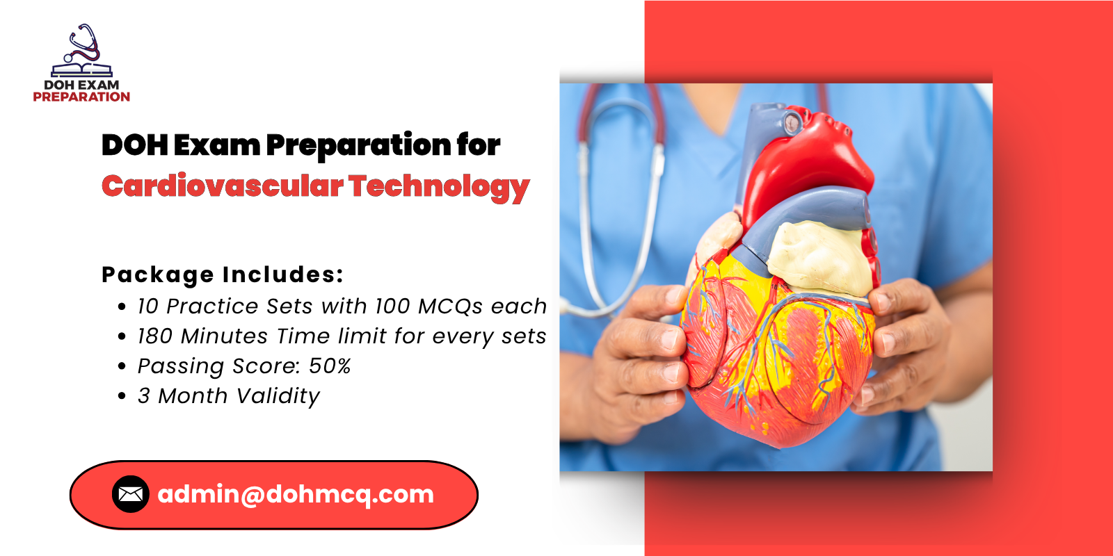DOH Exam Preparation for Cardiovascular Technology