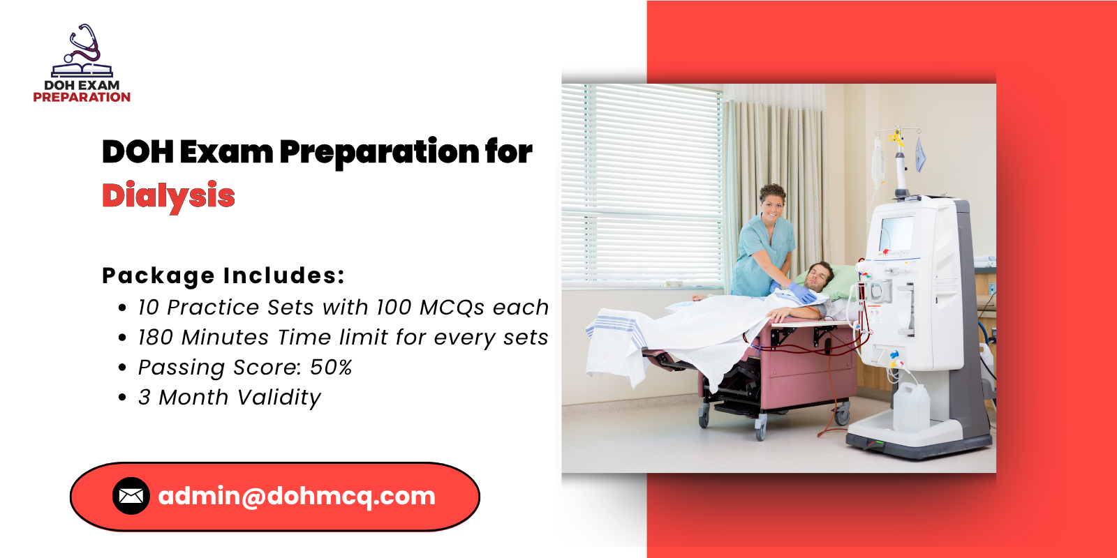 DOH Exam Preparation for Dialysis