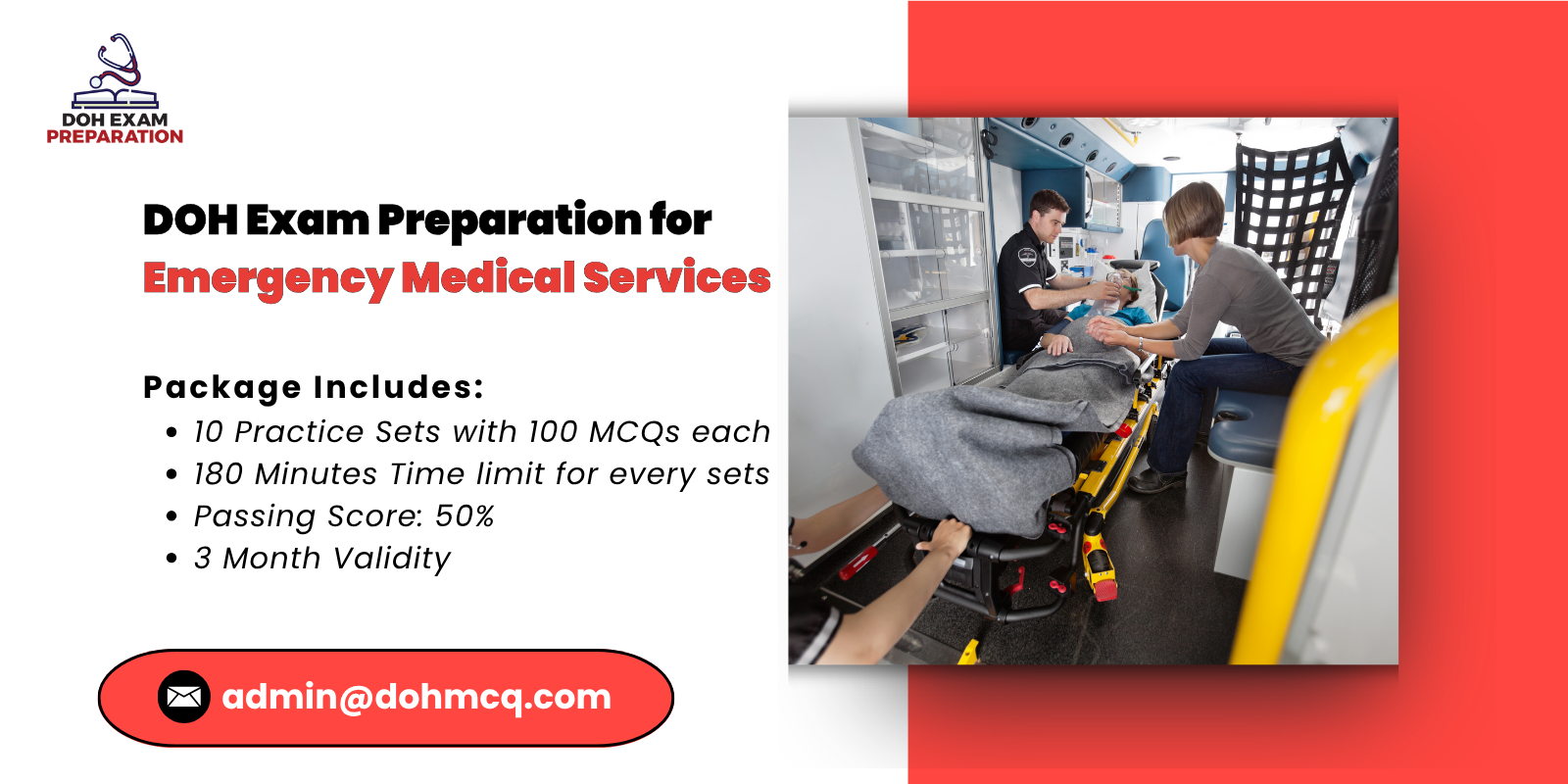 DOH Exam Preparation for Emergency Medical Services