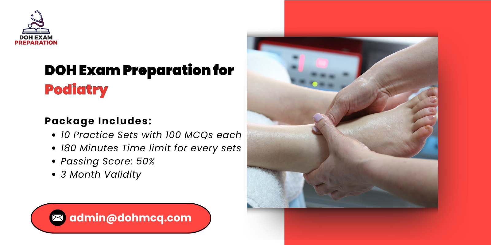 DOH Exam Preparation for Podiatry