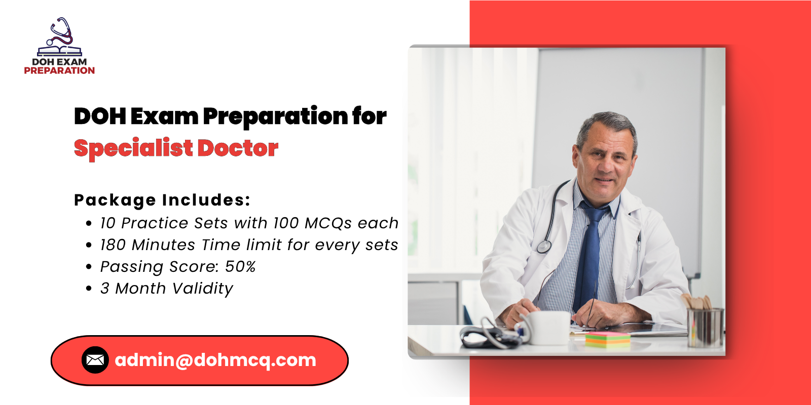 DOH Exam Preparation for Specialist Doctor