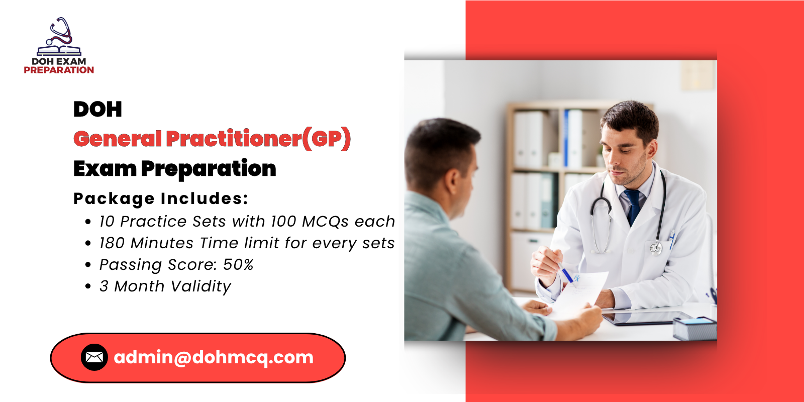 DOH General Practitioner(GP) Exam Preparation