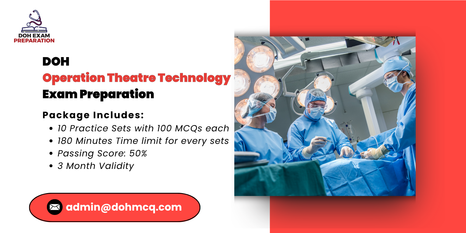 DOH Operation Theatre Technology Exam Preparation