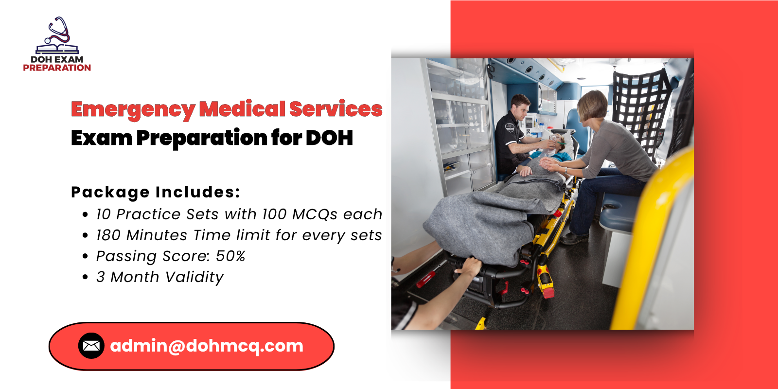 Emergency Medical Services Exam Preparation for DOH