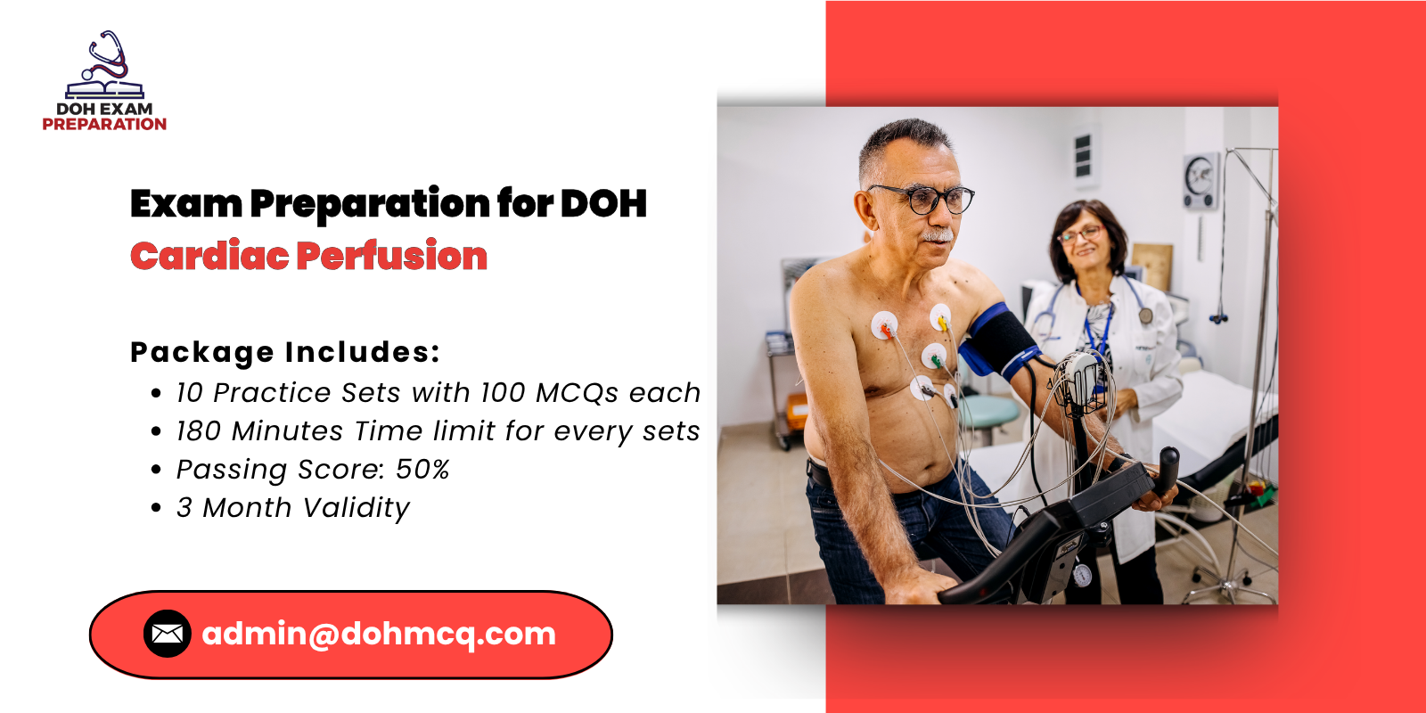 Exam Preparation for DOH Cardiac Perfusion