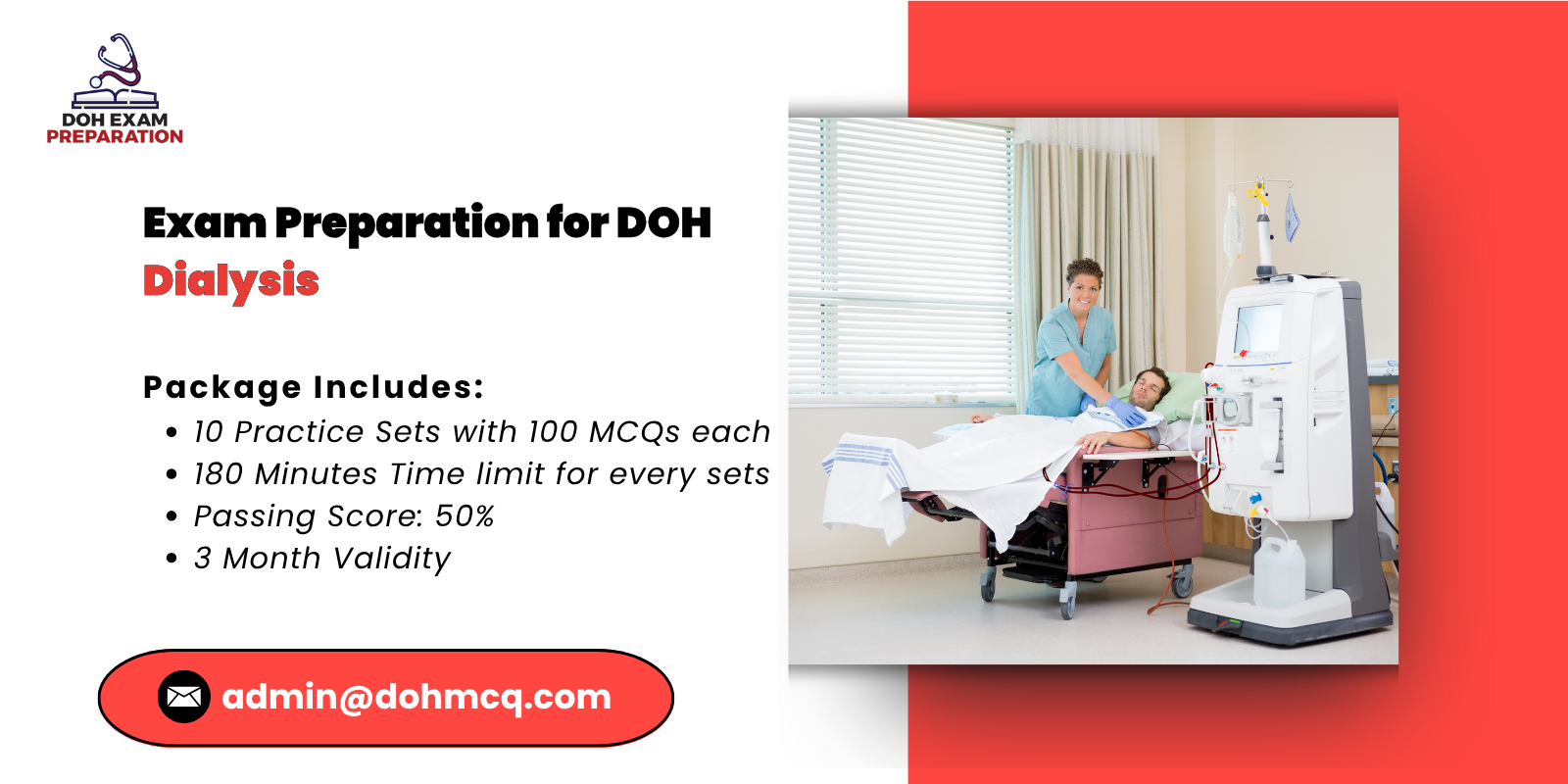 Exam Preparation for DOH Dialysis