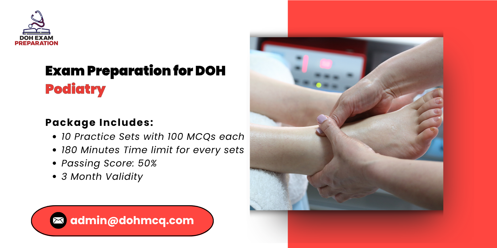 Exam Preparation for DOH Podiatry