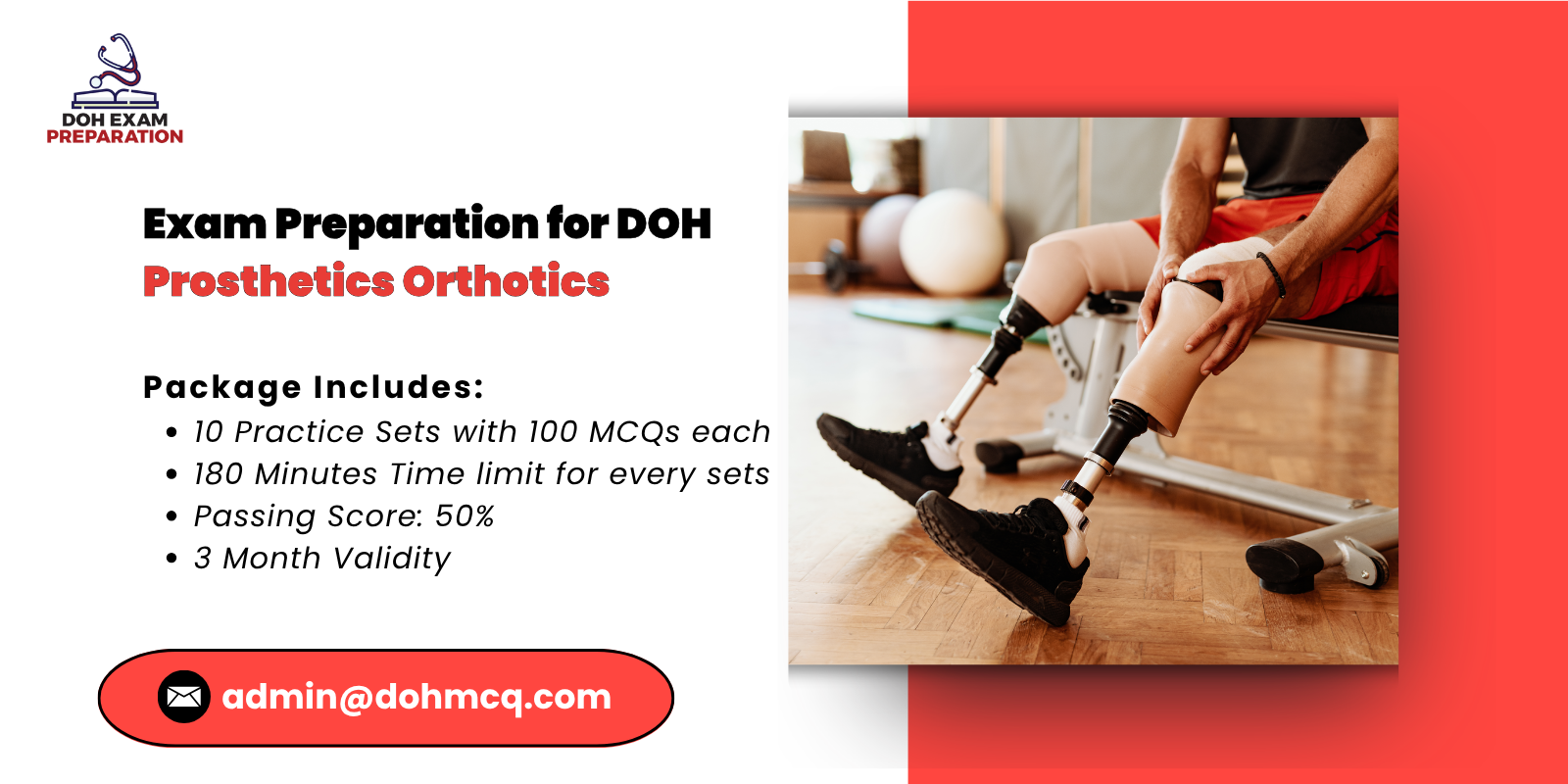 Exam Preparation for DOH Prosthetics Orthotics