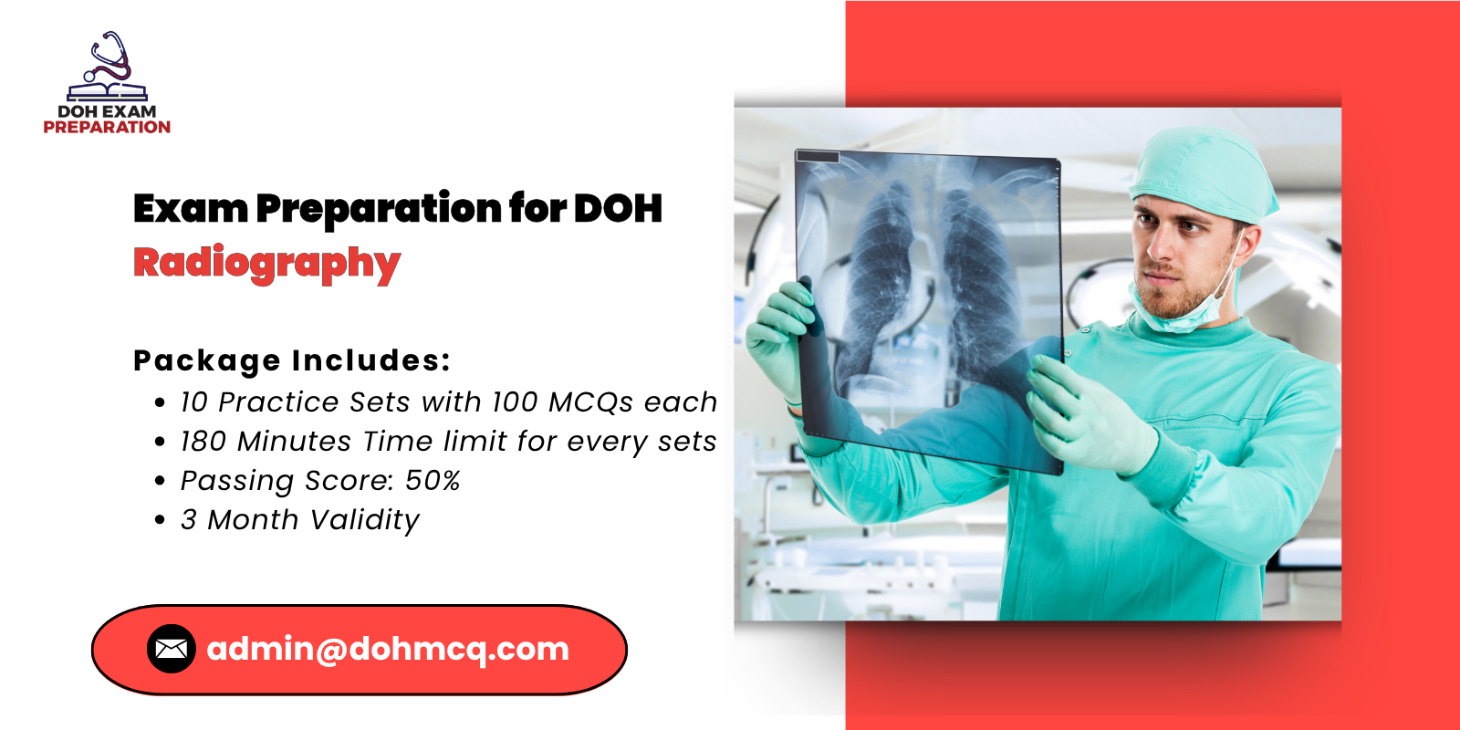 Exam Preparation for DOH Radiography