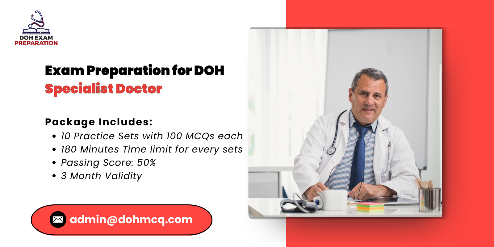 Exam Preparation for DOH Specialist Doctor