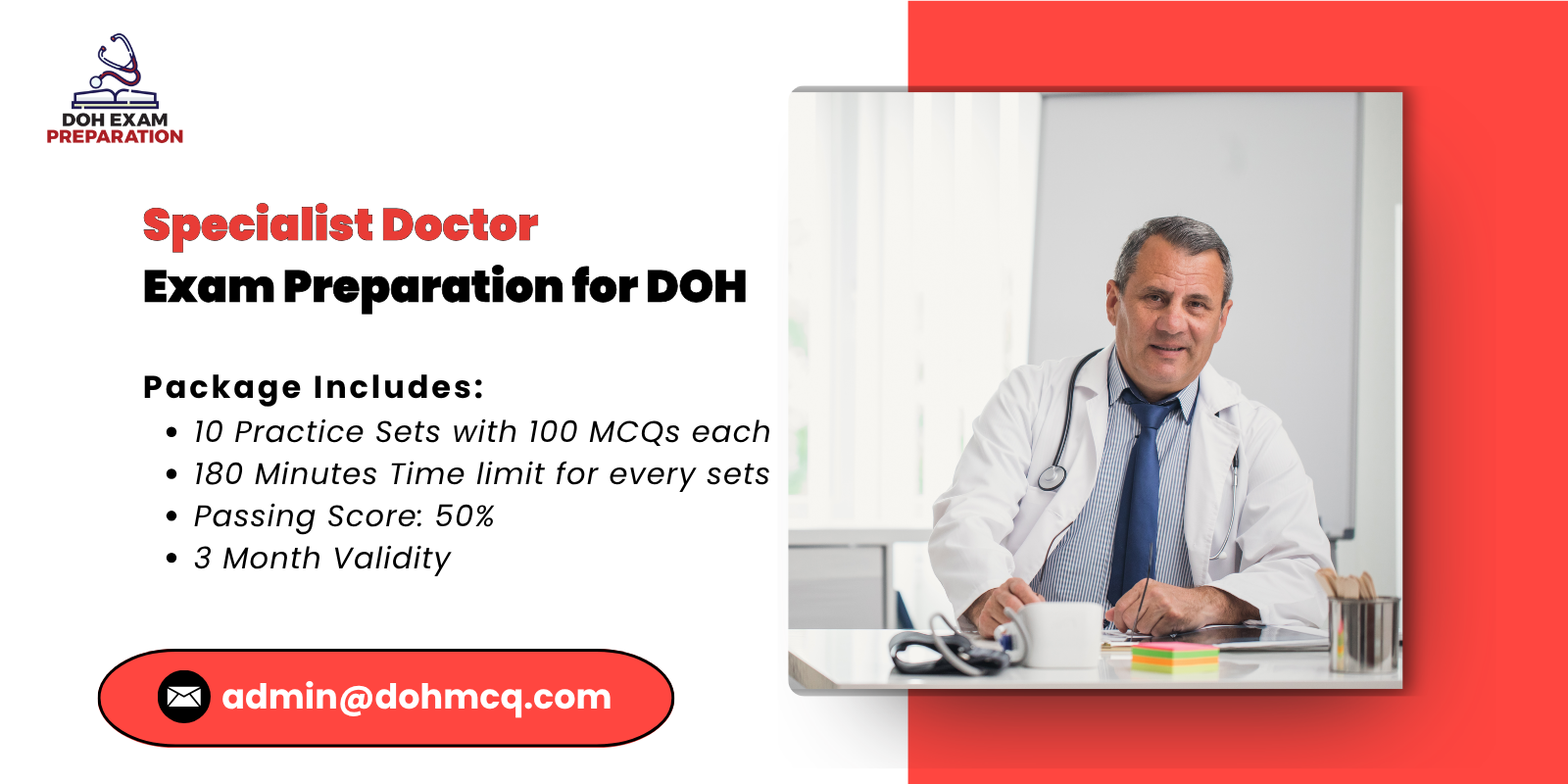 Specialist Doctor Exam Preparation for DOH
