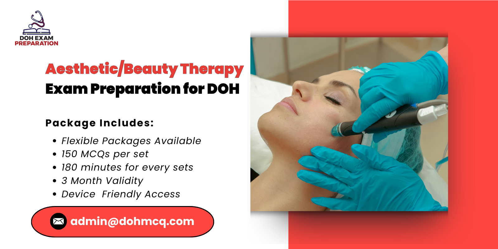 Aesthetic/Beauty Therapy Exam Preparation for DOH