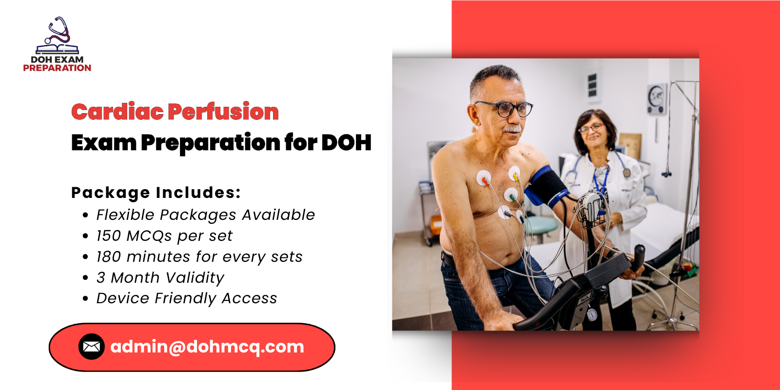 Cardiac Perfusion Exam Preparation for DOH