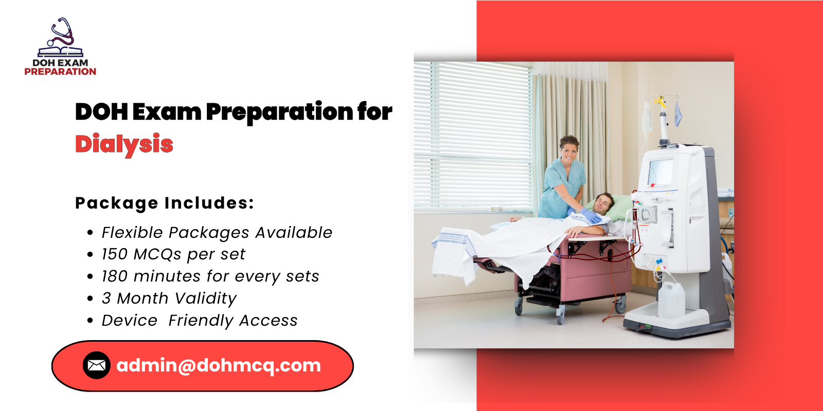 DOH Exam Preparation for Dialysis