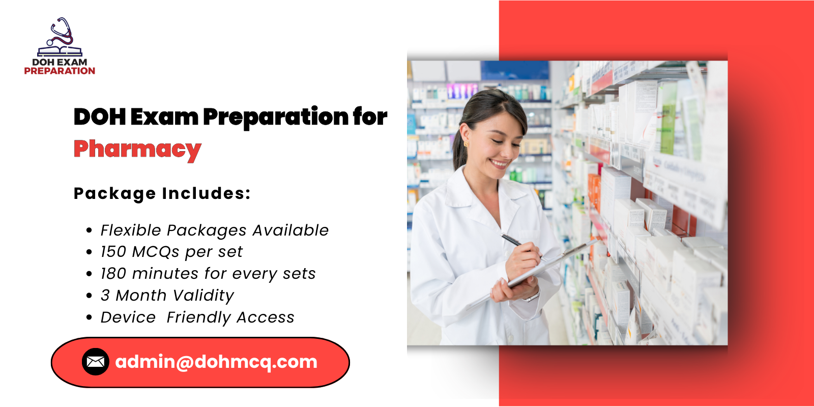 DOH Exam Preparation for Pharmacy
