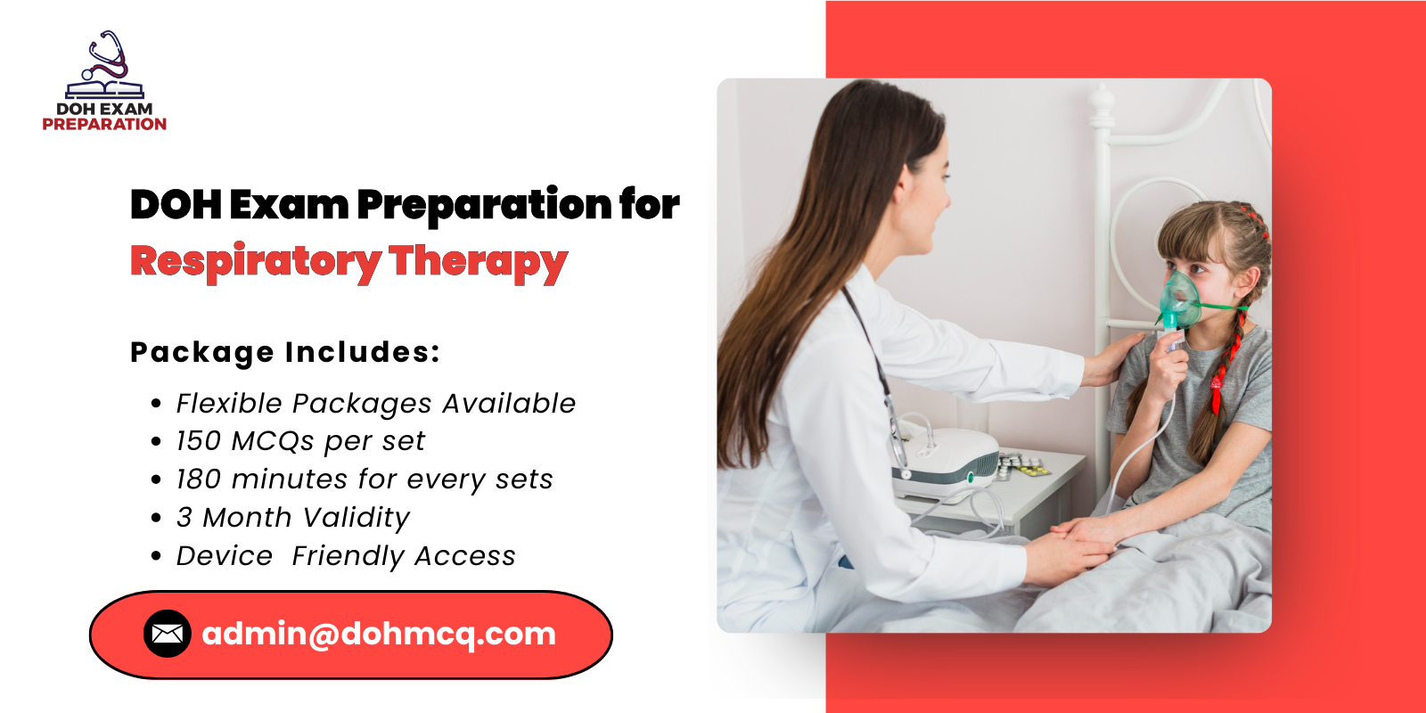 DOH Exam Preparation for Respiratory Therapy