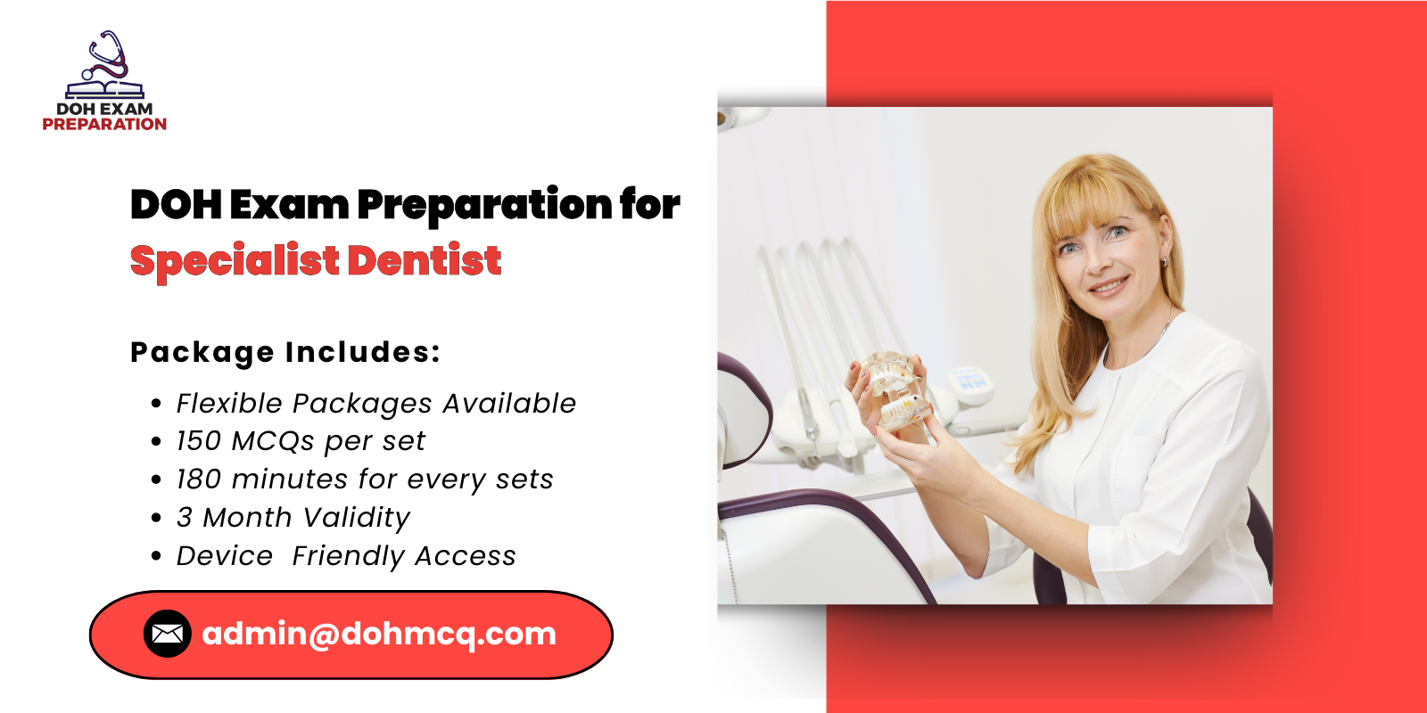 DOH Exam Preparation for Specialist Dentist
