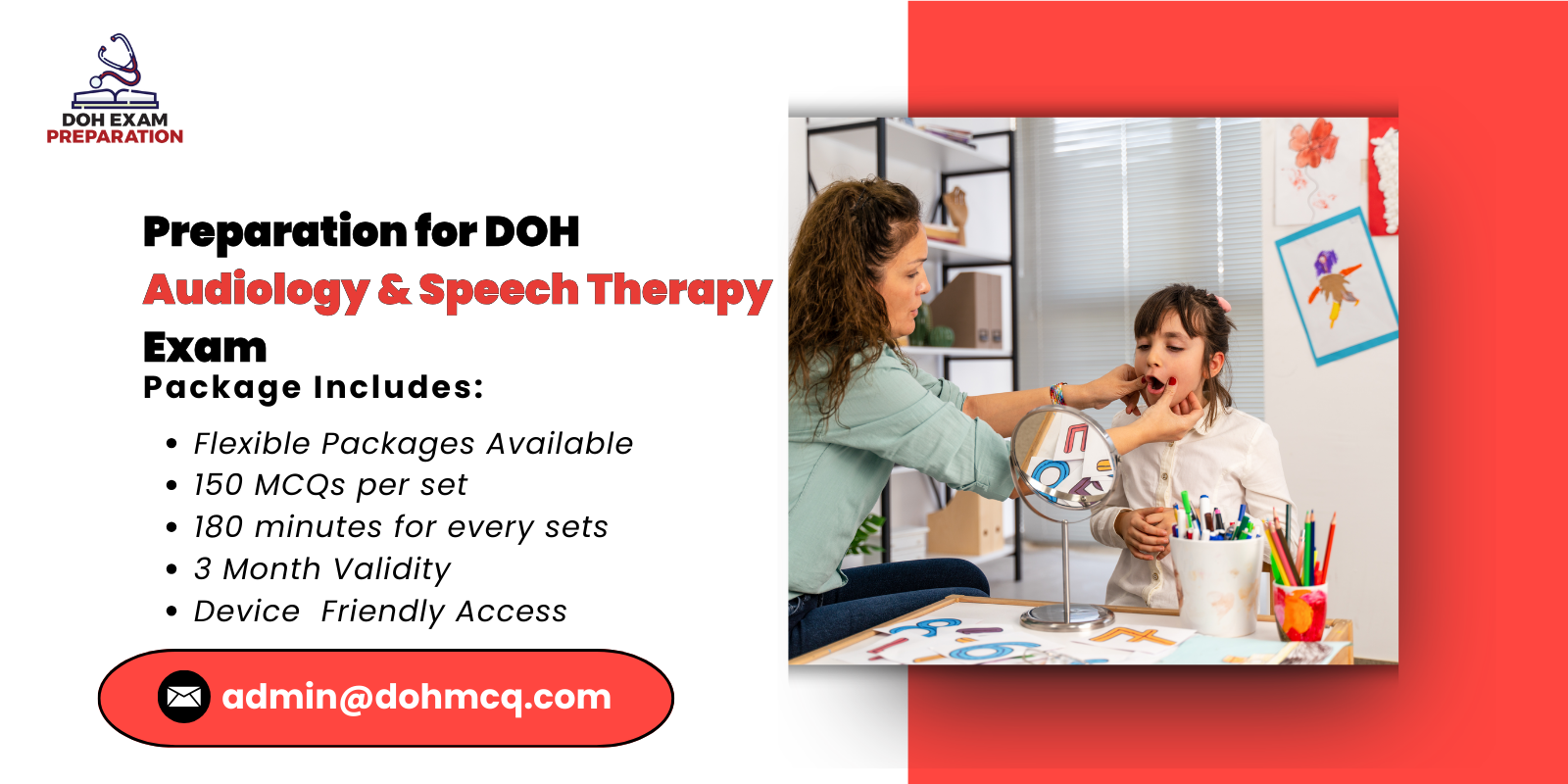 Exam Preparation for DOH Audiology & Speech Therapy