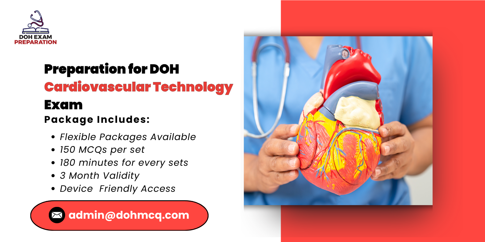 Preparation for DOH Cardiovascular Technology Exam