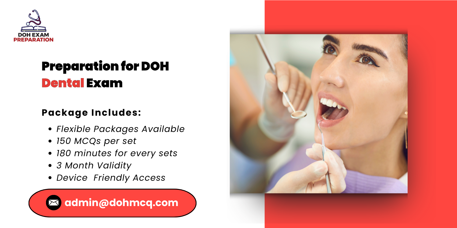 Preparation for DOH Dental Exam
