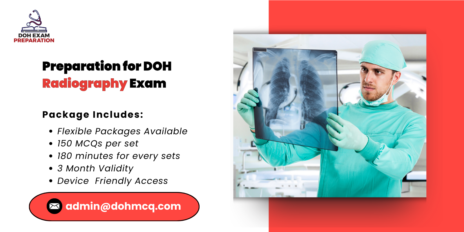 Preparation for DOH Radiography Exam